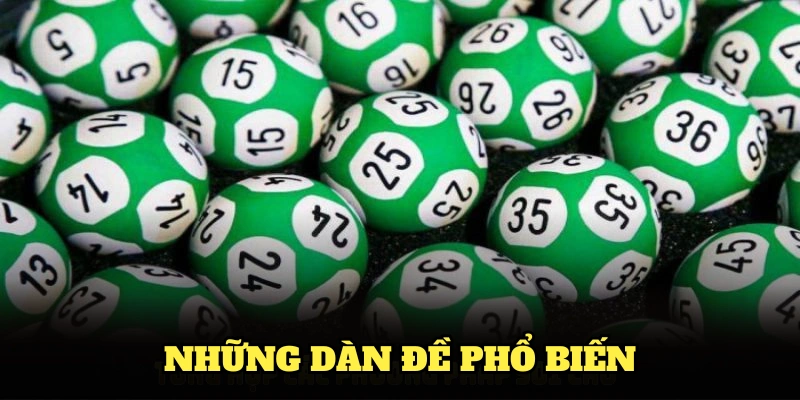 Những dàn đề phổ biến được đánh giá cao bởi cược thủ
